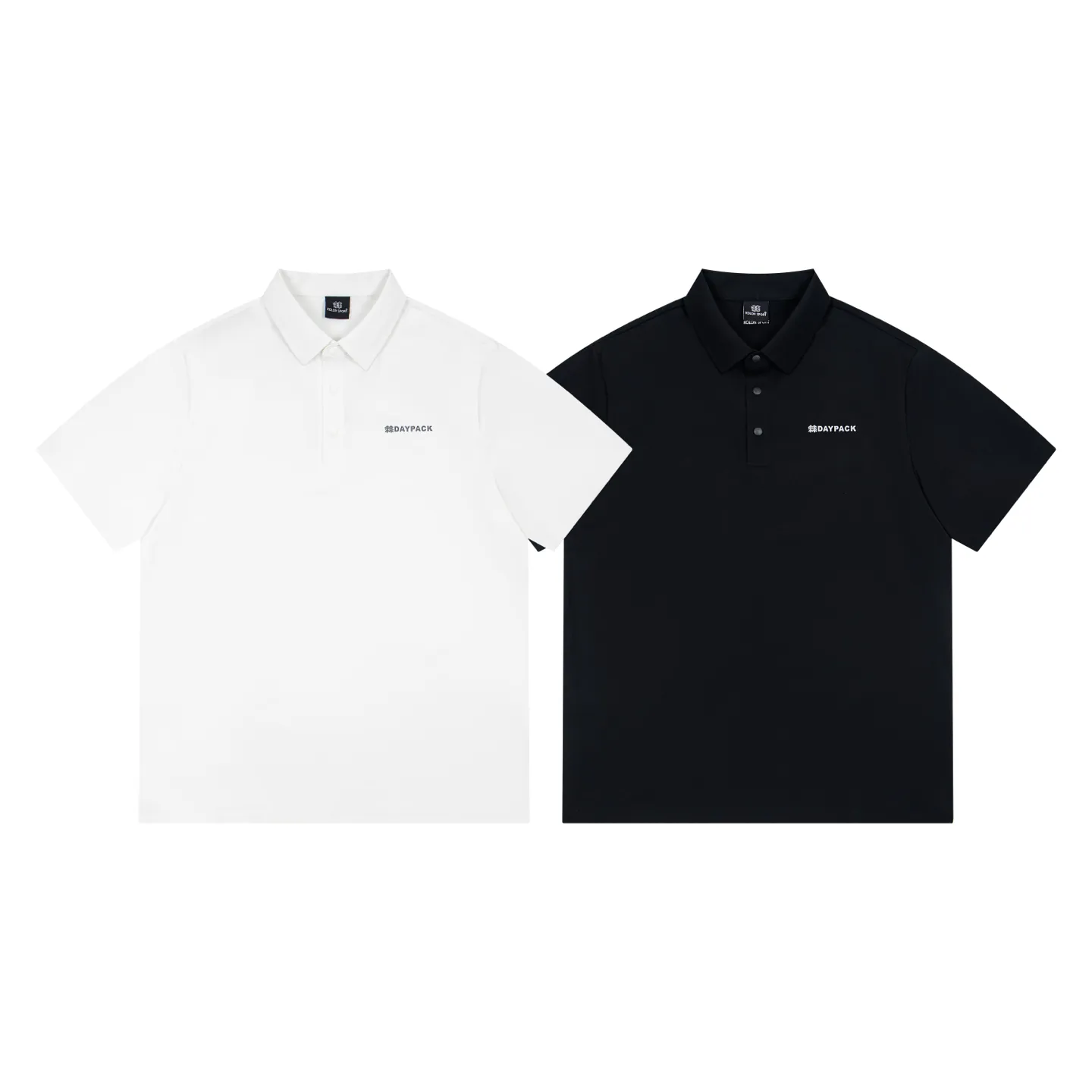 KOLON SPORT polo Same Style Breathable Classiclogo Same Style Sizes：S-XXL ：Black White